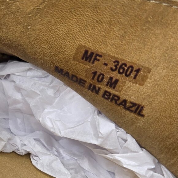 Mercanti Fiorentini Relax Driving Loafers Men's Black Perforated MF-3601 10M - Picture 8 of 8